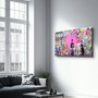 Wallity Pintura Decorativa de Vidrio Templado Multicolor 70 x 110 cm